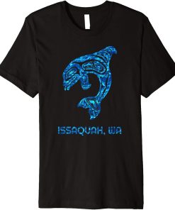 Issaquah Washington Native American Indian Orca Killer Whale Premium T-Shirt